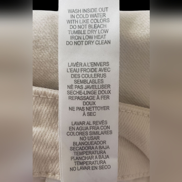 GOOD AMERICA Women's  Classic  Cream Jeans Size 8 /29 - Picture 8 of 10